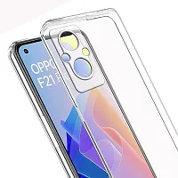 Transparent Back Case Cover For Oppo F21 Pro 5G (Transparent, Grip Case, Silicon)-thumb3