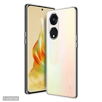 Transparent Back Case Cover For Oppo Reno 8T 5G (Transparent, Grip Case, Silicon)-thumb3