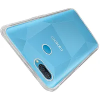 Transparent Back Case Cover For Oppo A12/Oppo A11k/Realme 2 Pro/Realme U1 (Transparent, Grip Case, Silicon)-thumb2