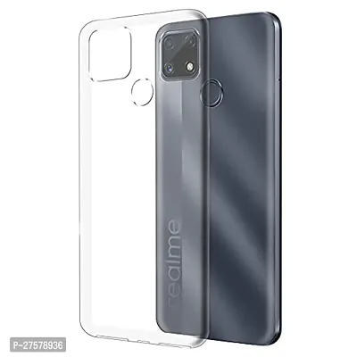 Transparent Back Case Cover For Oppo A15/Oppo A15s (Transparent, Grip Case, Silicon)-thumb0