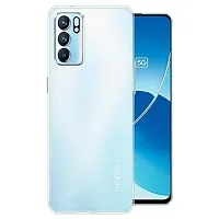 Transparent Back Case Cover For Oppo Reno 6 5G (Transparent, Grip Case, Silicon)-thumb1