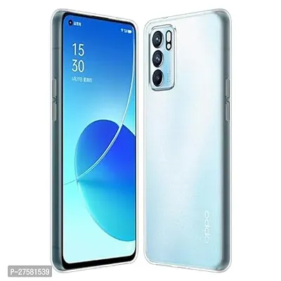 Transparent Back Case Cover For Oppo Reno 6 5G (Transparent, Grip Case, Silicon)-thumb3