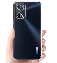 Transparent Back Case Cover For Oppo Reno 6 Pro 5G (Transparent, Grip Case, Silicon)-thumb3