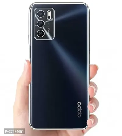 Transparent Back Case Cover For Oppo Reno 6 Pro 5G (Transparent, Grip Case, Silicon)-thumb4