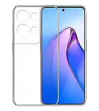 Transparent Back Case Cover For Oppo Reno 8 5G (Transparent, Grip Case, Silicon)-thumb1