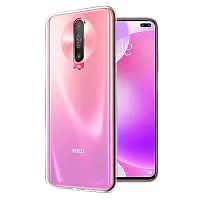 Transparent Back Case Cover For Poco X2 (Transparent, Grip Case, Silicon)-thumb1