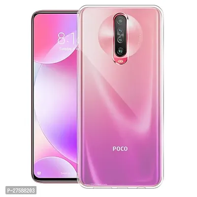 Transparent Back Case Cover For Poco X2 (Transparent, Grip Case, Silicon)-thumb3