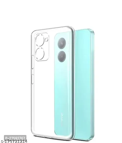 Transparent Back Case Cover For Realme C33 (Transparent, Grip Case, Silicon)-thumb0