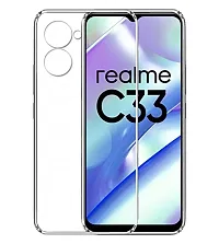 Transparent Back Case Cover For Realme C33 (Transparent, Grip Case, Silicon)-thumb3