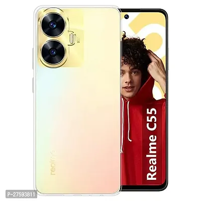 Transparent Back Case Cover For Realme C55/Realme Narzo N55 (Transparent, Grip Case, Silicon)-thumb3