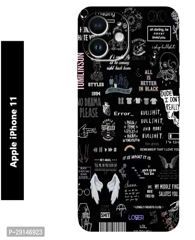 BUYMORE Designer Printed Back Case Cover for Apple iPhone 11 (Multicolor, Dual Protection, Silicon, Pack of: 1)