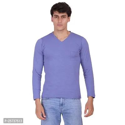 Styvibe Men's Round Neck Cotton Full Sleeve T-Shirt
