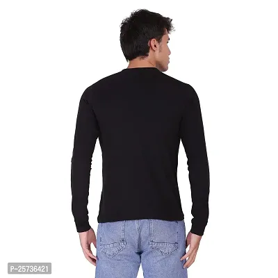 Styvibe Men's Round Neck Cotton Full Sleeve T-Shirt-thumb5