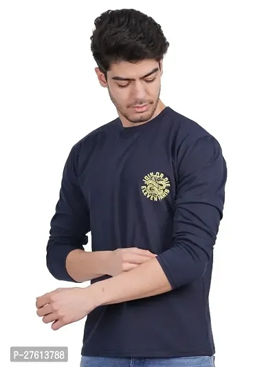 Classic Cotton Blend Oversize T-Shirt for Men-thumb0