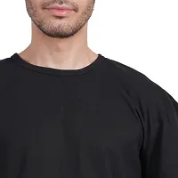 Stylish Cotton Blend Oversized T-Shirt for Men-thumb2