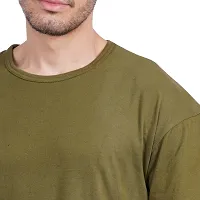 Stylish Cotton Blend Oversized T-Shirt for Men-thumb2