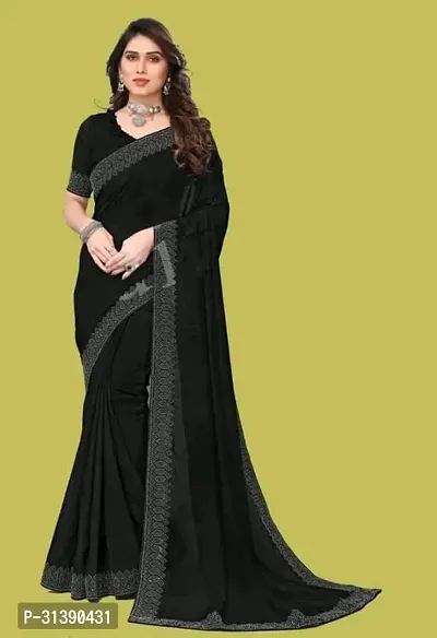 Stylish Georgette Saree With Blouse Piece For Women