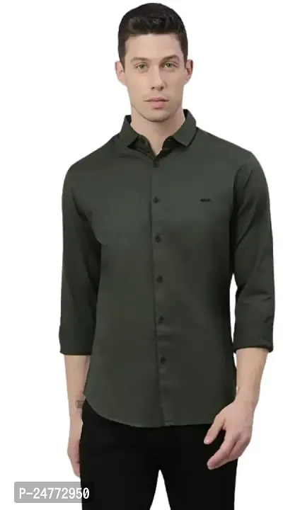 Time Fashion Men's Cotton Full Sleeve Casual Shirt - 025