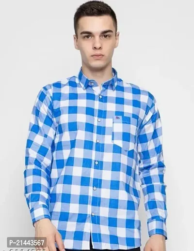 Reliable Multicoloured Cotton Long Sleeves Casual Shirt For Men