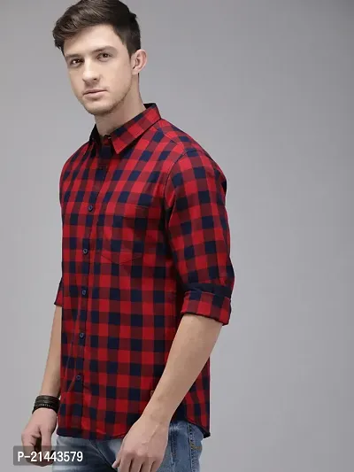 Reliable Multicoloured Cotton Long Sleeves Casual Shirt For Men-thumb0