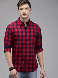 Trendy Cotton Casual Shirt For Men-thumb1