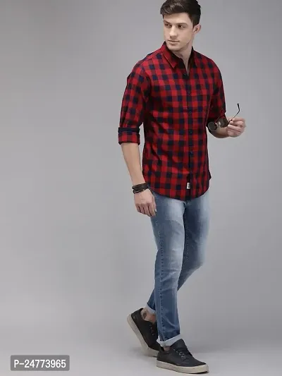 Time Fashion Men's Cotton Full Sleeve Casual Shirt - 009-thumb2