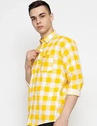 Reliable Multicoloured Cotton Long Sleeves Casual Shirt For Men-thumb1