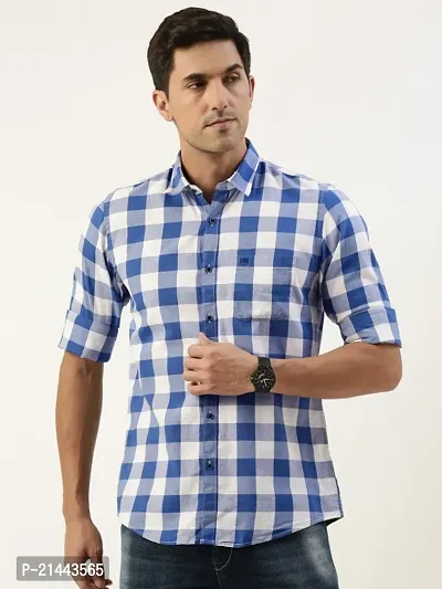 Reliable Multicoloured Cotton Long Sleeves Casual Shirt For Men-thumb0