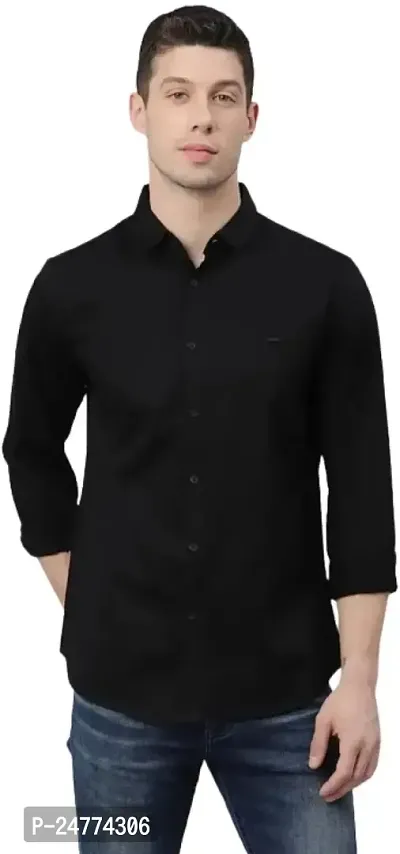 Time Fashion Men's Cotton Full Sleeve Casual Shirt - 025