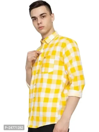 Time Fashion Men's Cotton Full Sleeve Casual Shirt - 009-thumb0