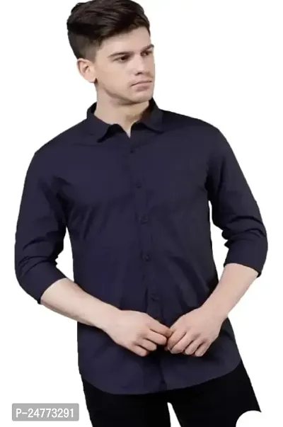 Time Fashion Men's Cotton Full Sleeve Casual Shirt - 023