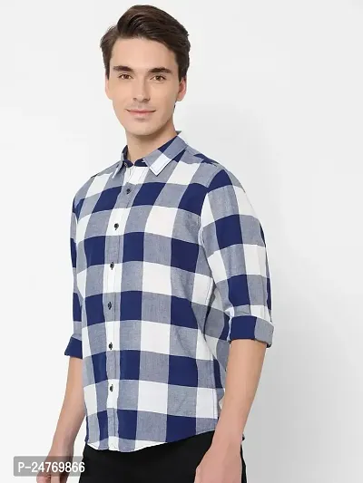 Time Fashion Men's Cotton Full Sleeve Casual Shirt - 020