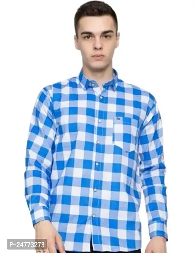 Time Fashion Men's Cotton Full Sleeve Casual Shirt - 009