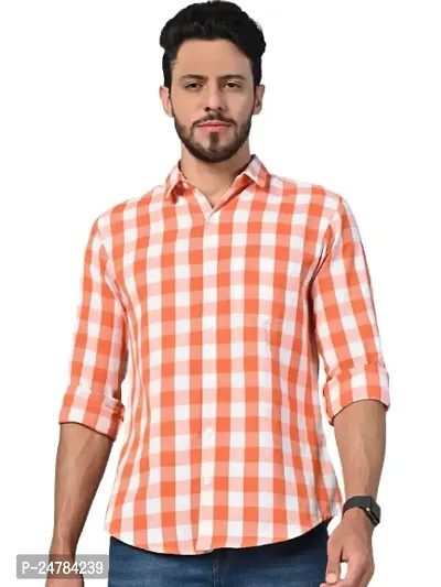 Time Fashion Men's Cotton Full Sleeve Casual Shirt - 009