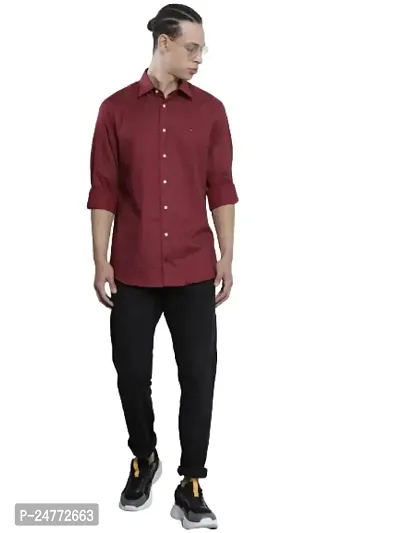 Time Fashion Men's Cotton Full Sleeve Casual Shirt - 001-thumb0