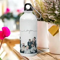 Drooli Printed I Love You - Kpop Music Band - Bangton Boys Creative Theme Fan Art - 600ml, White, Pack of 1-thumb1