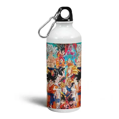 Dragon Ball Z Backpack Set Kids Teens 4 Piece Goku Lunch Box Water Bottle