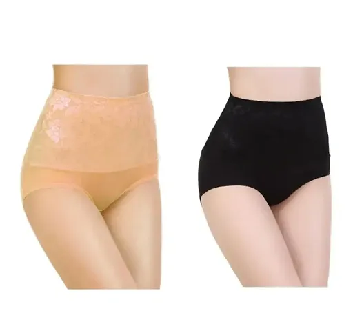 Stylish Spandex Hipster Panty - Pack Of 2