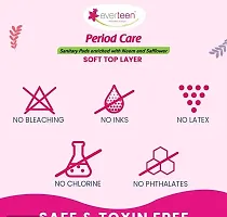 Period Care XL Soft 40 Sanitary Pads Enriched with Neem and Safflower For Medium Flow - Pack Of 3-thumb3