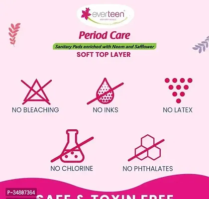 Period Care XL Soft 40 Sanitary Pads Enriched with Neem and Safflower For Medium Flow - Pack Of 3-thumb4