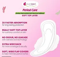 Period Care XL Soft 40 Sanitary Pads Enriched with Neem and Safflower For Medium Flow - Pack Of 3-thumb2