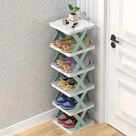 Modular Plastic Shoe Shelf