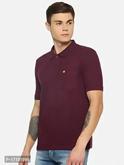 Dollar Men's Cotton Casual Polo Tshirt (Pack of 1)-thumb3