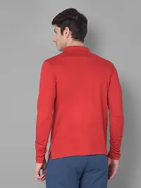 Stylish Multicoloured Cotton Solid Long Sleeves Polos For Men Pack Of 3-thumb1