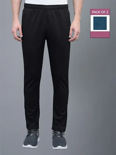 New Launched Polyester Regular Track Pants For Men 