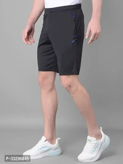 Stylish Multicoloured Polyester Solid Regular Fit Sports Shorts For Men Pack Of 2-thumb2