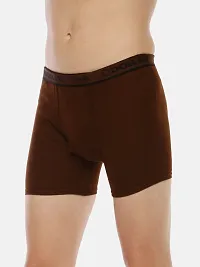 Stylish Cotton Solid Interlock Trunks For Men-Pack Of 3-thumb2