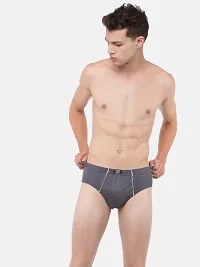 Stylish Cotton Solid Briefs For Men-Pack Of 3-thumb1