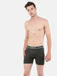 Stylish Cotton Solid Pocket Trunks For Men-Pack Of 3-thumb1