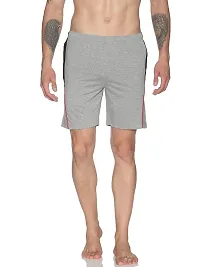 Stylish Cotton Solid Regular Shorts For Men And Boys- Pack Of 2-thumb1